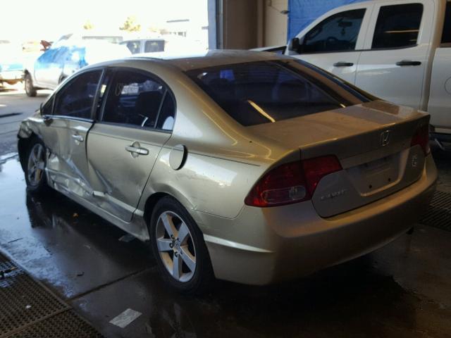 1HGFA16887L115627 - 2007 HONDA CIVIC EX GOLD photo 3