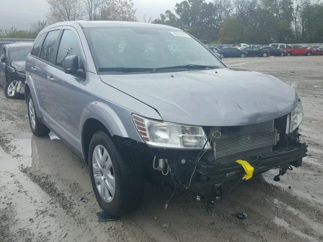 3C4PDCAB8FT631532 - 2015 DODGE JOURNEY SE SILVER photo 1