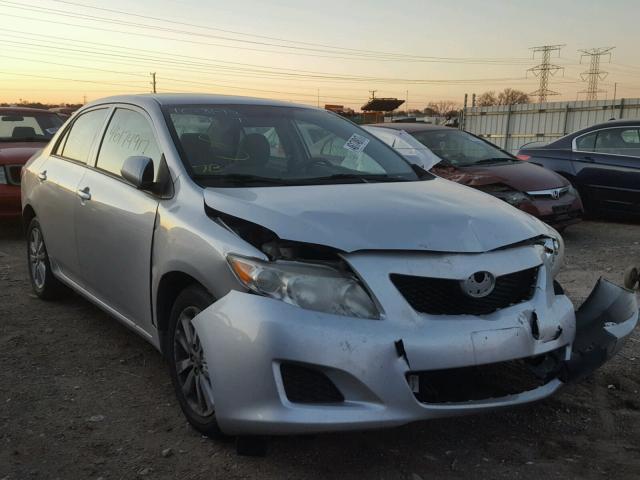 JTDBL40E499031778 - 2009 TOYOTA COROLLA BA SILVER photo 1