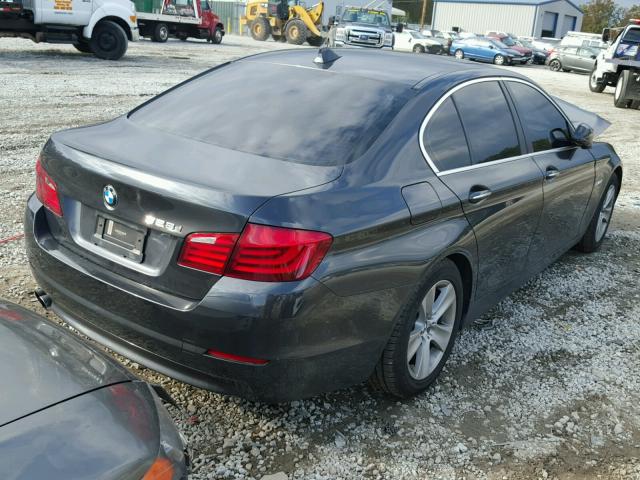 WBAXG5C53DDY33401 - 2013 BMW 528 I GRAY photo 4