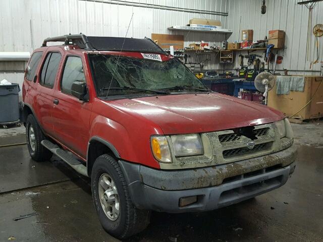 5N1ED28Y9YC567877 - 2000 NISSAN XTERRA XE RED photo 1