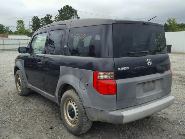 5J6YH17344L012197 - 2004 HONDA ELEMENT LX BLACK photo 3