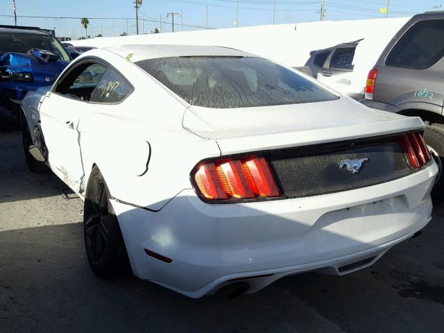 1FA6P8TH5F5382310 - 2015 FORD MUSTANG WHITE photo 3