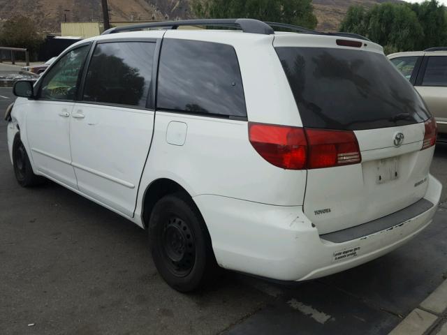 5TDZA23C65S242804 - 2005 TOYOTA SIENNA CE WHITE photo 3