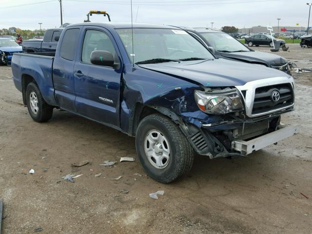 5TETX22N88Z525994 - 2008 TOYOTA TACOMA BLUE photo 1