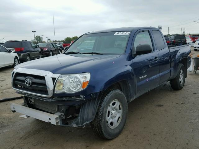 5TETX22N88Z525994 - 2008 TOYOTA TACOMA BLUE photo 2