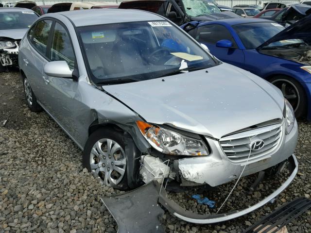 KMHDU4AD7AU165192 - 2010 HYUNDAI ELANTRA BL SILVER photo 1