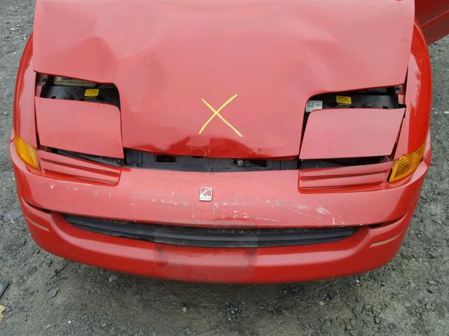 1G8ZH1573RZ310545 - 1994 SATURN SC2 RED photo 7