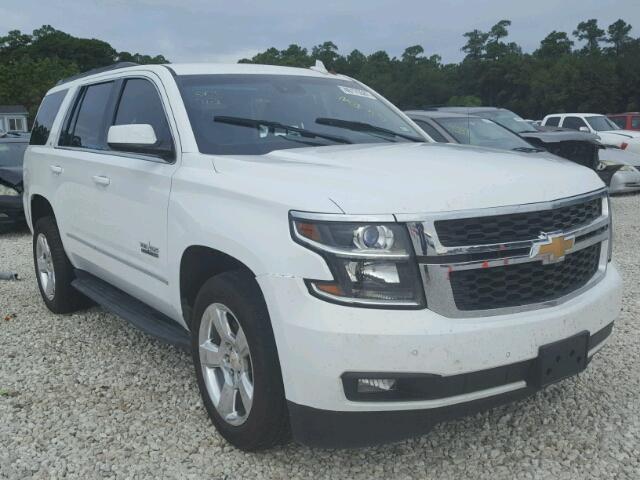 1GNSCBKC9GR102073 - 2016 CHEVROLET TAHOE C150 WHITE photo 1