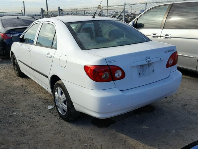 1NXBR32E38Z958929 - 2008 TOYOTA COROLLA CE WHITE photo 3