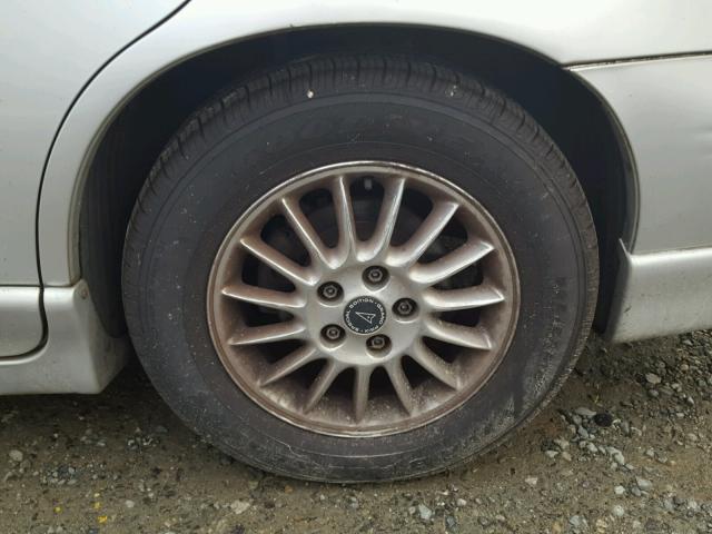 1G2WP52KX1F127360 - 2001 PONTIAC GRAND PRIX SILVER photo 9