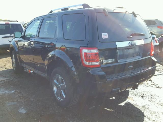 1FMCU0EGXCKA99941 - 2012 FORD ESCAPE LIM BLACK photo 3