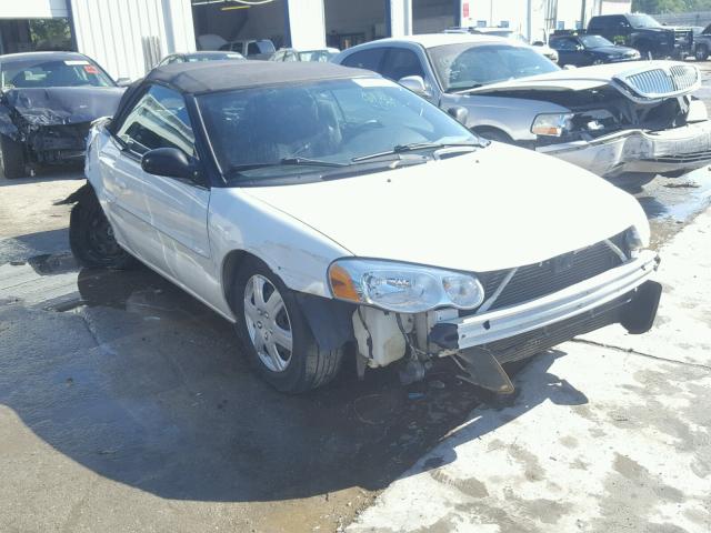 1C3EL45X66N174018 - 2006 CHRYSLER SEBRING WHITE photo 1