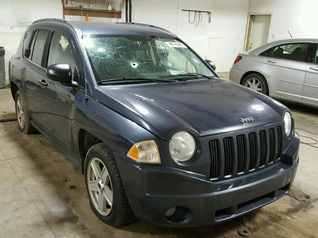 1J8FF47W17D371934 - 2007 JEEP COMPASS BLUE photo 1