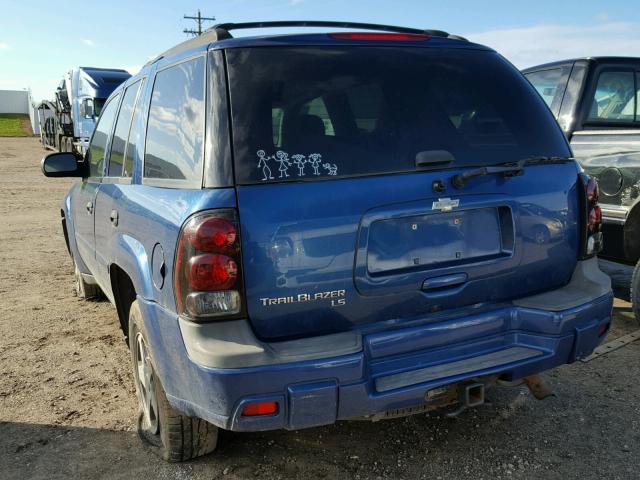 1GNDT13S162273061 - 2006 CHEVROLET TRAILBLAZE BLUE photo 3