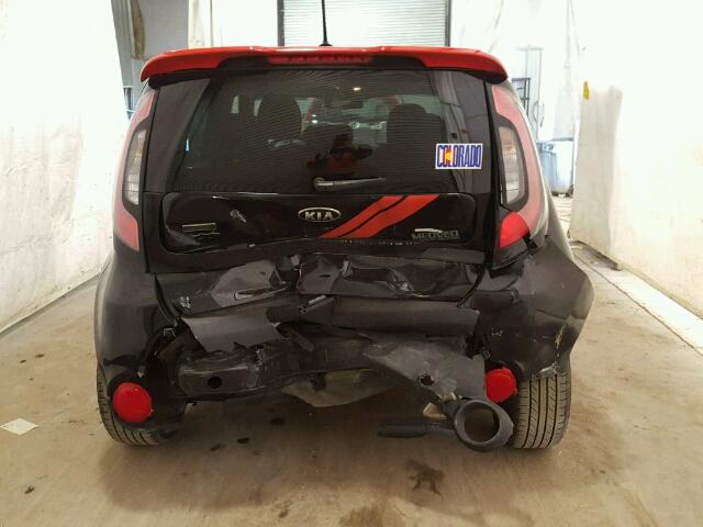 KNDJN2A22G7255087 - 2016 KIA SOUL BLACK photo 9