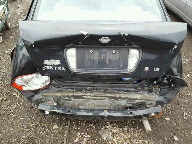 3N1CB51D65L585427 - 2005 NISSAN SENTRA 1.8 BLACK photo 9