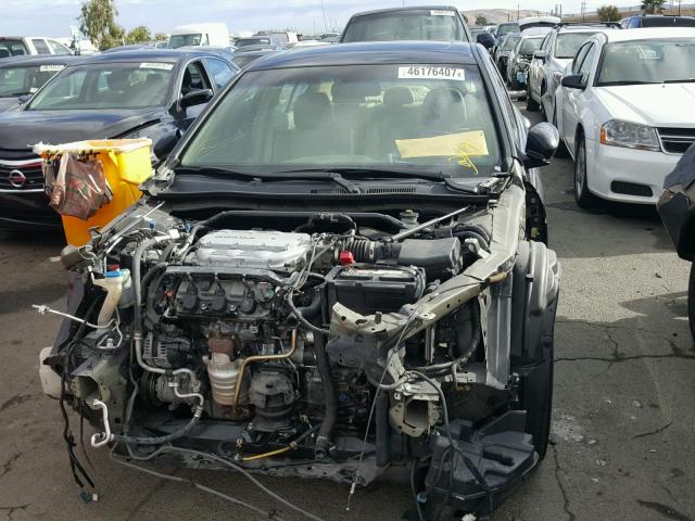 5KBCP36809B502790 - 2009 HONDA ACCORD EXL BLACK photo 9