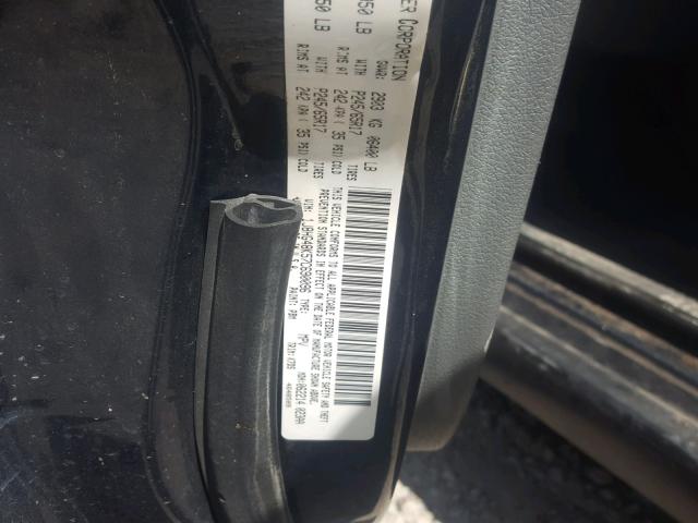 1J8HG48K57C690096 - 2007 JEEP COMMANDER BLACK photo 10