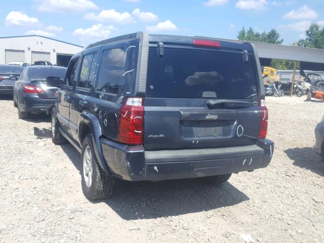 1J8HG48K57C690096 - 2007 JEEP COMMANDER BLACK photo 3