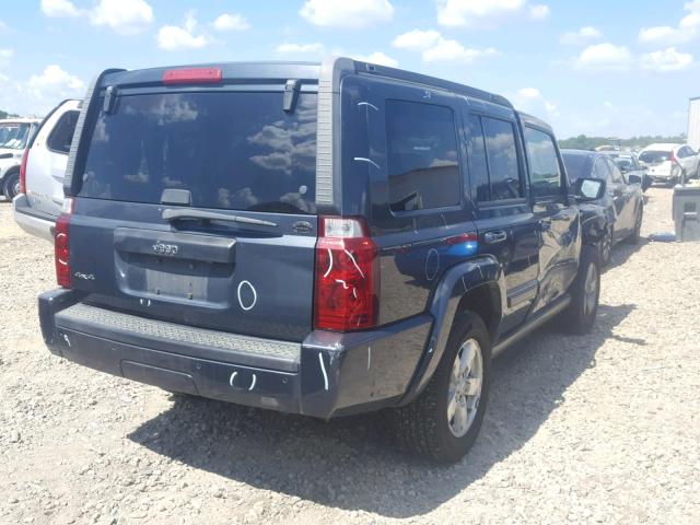 1J8HG48K57C690096 - 2007 JEEP COMMANDER BLACK photo 4