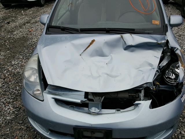 JHMGD37437S035366 - 2007 HONDA FIT SILVER photo 7