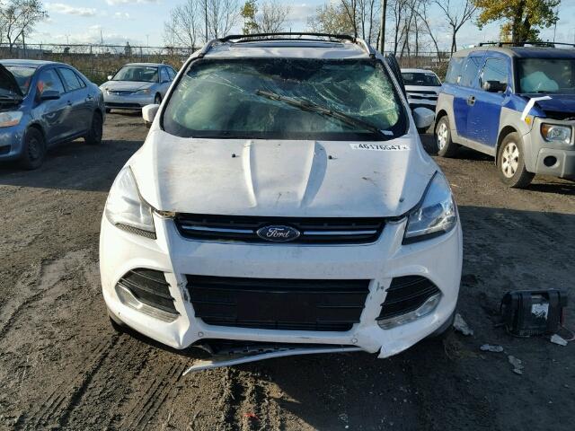 1FMCU9J97FUB76091 - 2015 FORD ESCAPE TIT WHITE photo 10