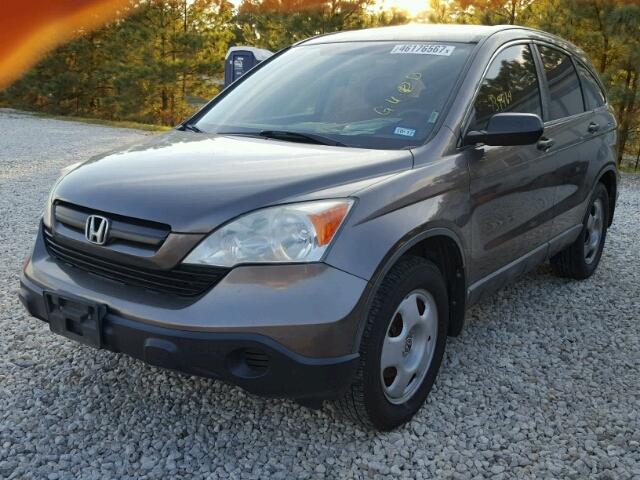 5J6RE38319L005383 - 2009 HONDA CR-V LX BROWN photo 2