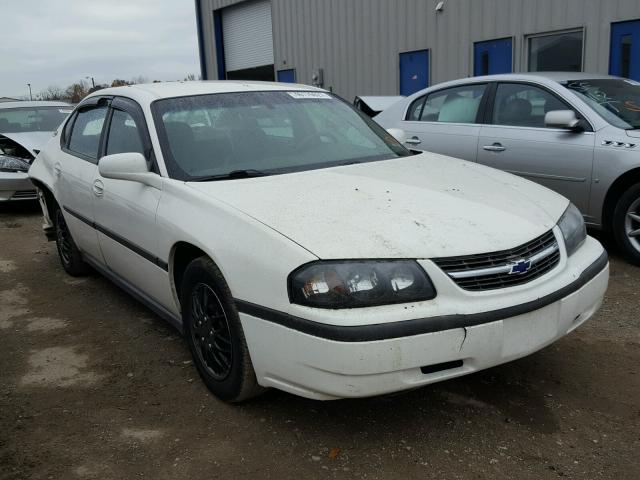 2G1WF52E439173246 - 2003 CHEVROLET IMPALA WHITE photo 1