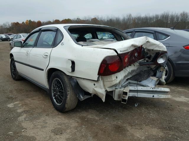 2G1WF52E439173246 - 2003 CHEVROLET IMPALA WHITE photo 3