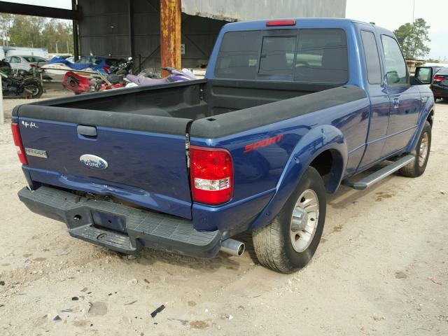 1FTKR1EE9APA49912 - 2010 FORD RANGER SUP BLUE photo 4