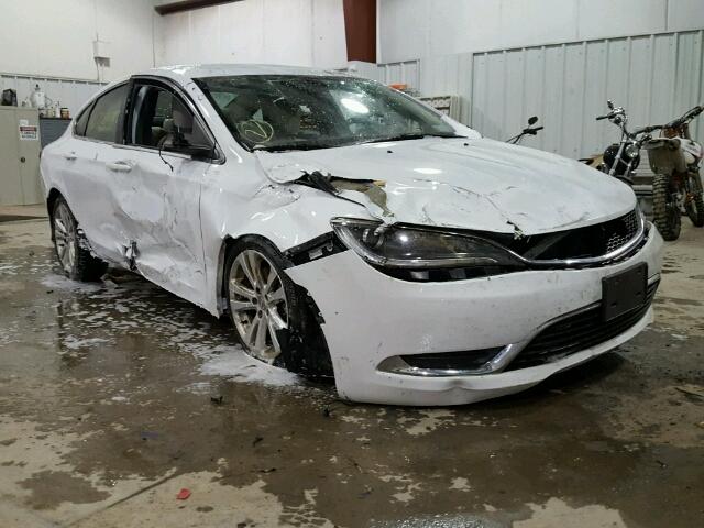 1C3CCCAB1GN106660 - 2016 CHRYSLER 200 LIMITE WHITE photo 1