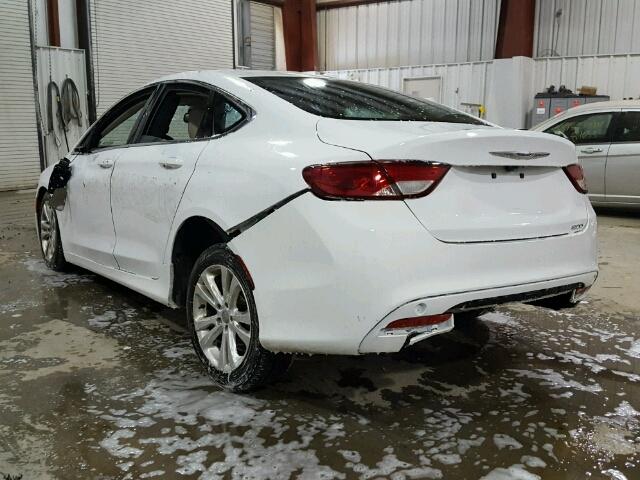 1C3CCCAB1GN106660 - 2016 CHRYSLER 200 LIMITE WHITE photo 3