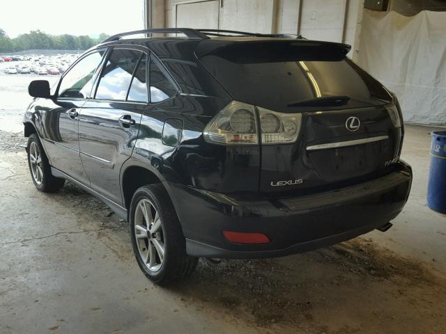 JTJHW31U562001367 - 2006 LEXUS RX 400 BLACK photo 3