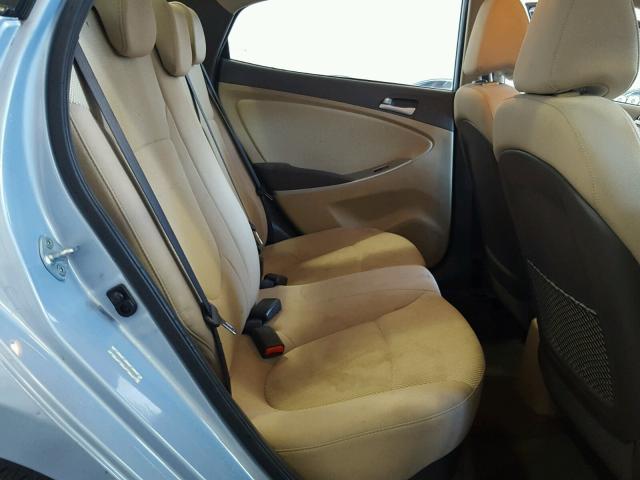 KMHCT4AE4DU553718 - 2013 HYUNDAI ACCENT GLS BLUE photo 6