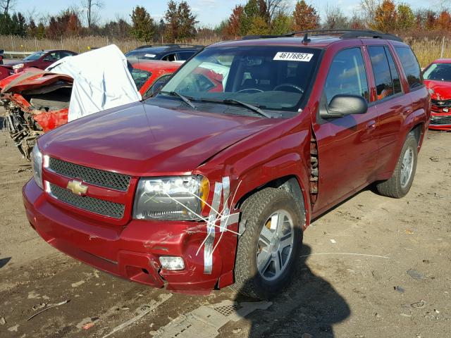 1GNDT13S362230812 - 2006 CHEVROLET TRAILBLAZE RED photo 2