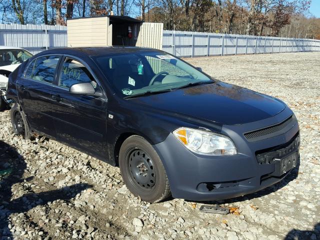 1G1ZG57B984234920 - 2008 CHEVROLET MALIBU LS შავი ფოტო 1
