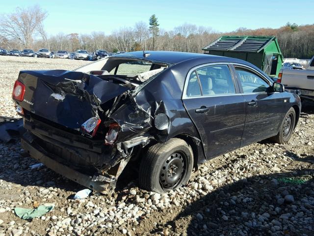 1G1ZG57B984234920 - 2008 CHEVROLET MALIBU LS BLACK photo 4