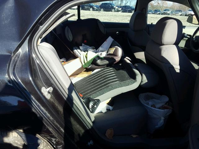 1G1ZG57B984234920 - 2008 CHEVROLET MALIBU LS შავი ფოტო 6