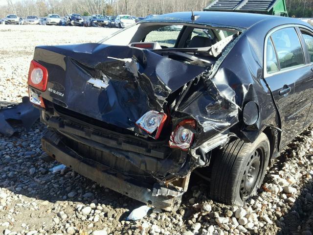1G1ZG57B984234920 - 2008 CHEVROLET MALIBU LS შავი ფოტო 9