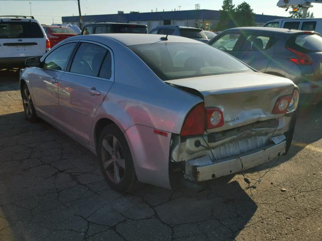 1G1ZC5E17BF328750 - 2011 CHEVROLET MALIBU ვერცხლისფერი ფოტო 3