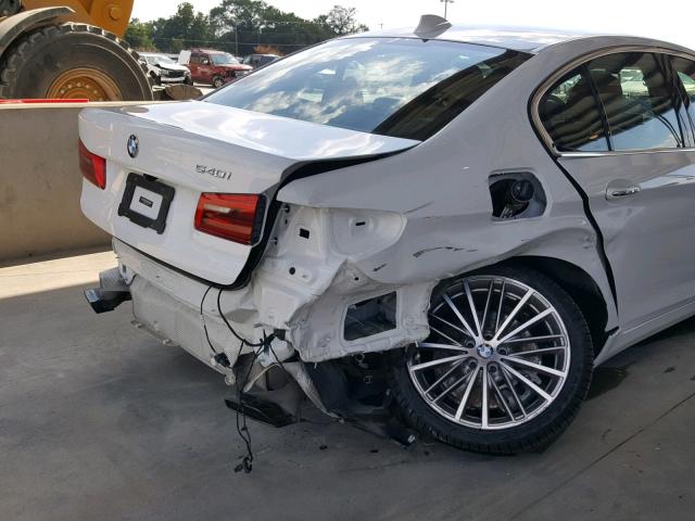 WBAJE5C52JG917523 - 2018 BMW 540 I Білий фото 9
