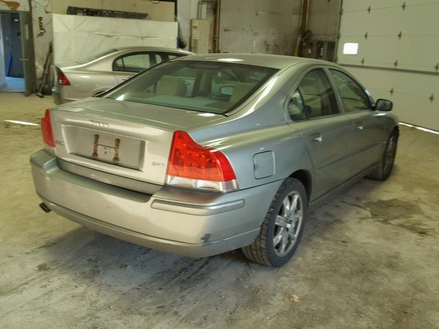 YV1RS592X62525688 - 2006 VOLVO S60 2.5T GREEN photo 4