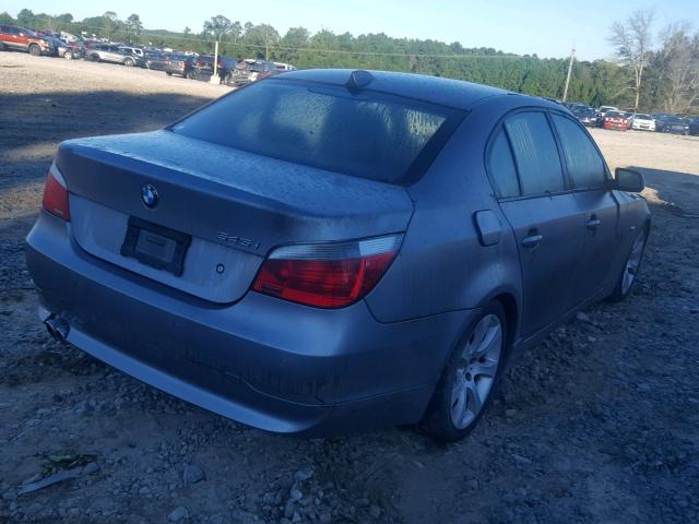 WBANB33515CN65840 - 2005 BMW 545 I GRAY photo 4