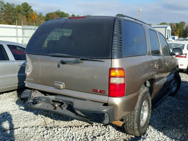 1GKEC13V43R177732 - 2003 GMC YUKON BROWN photo 4