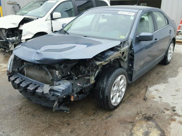 3FAHP0HA8BR192191 - 2011 FORD FUSION SE BLUE photo 2