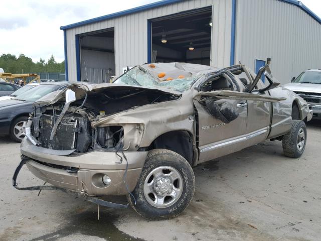 1D7KS28C76J155411 - 2006 DODGE RAM 2500 S GOLD photo 2