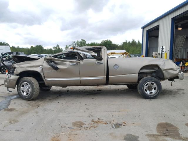1D7KS28C76J155411 - 2006 DODGE RAM 2500 S GOLD photo 9
