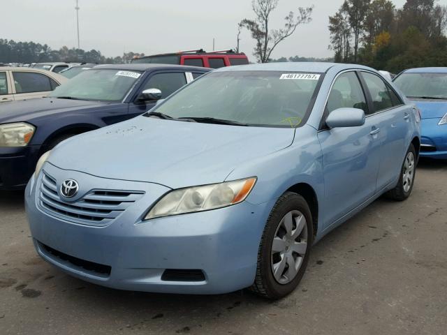 4T1BE46K98U782194 - 2008 TOYOTA CAMRY CE BLUE photo 2