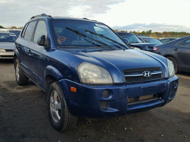 KM8JM12B17U506352 - 2007 HYUNDAI TUCSON GLS BLUE photo 1